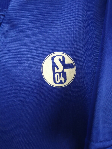 Adidas FC Schalke 04 Trikot 10 Olaf Thon 1994/95 Kärcher blau heim herren XS = Kinder 164 cm