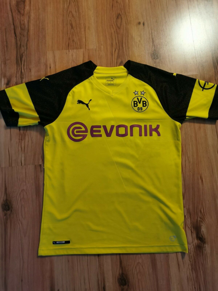 Puma Borussia Dortmund Trikot 9 Paco Alcacer 2018/19 BVB Evonik Gelb Herren M (B-Ware)