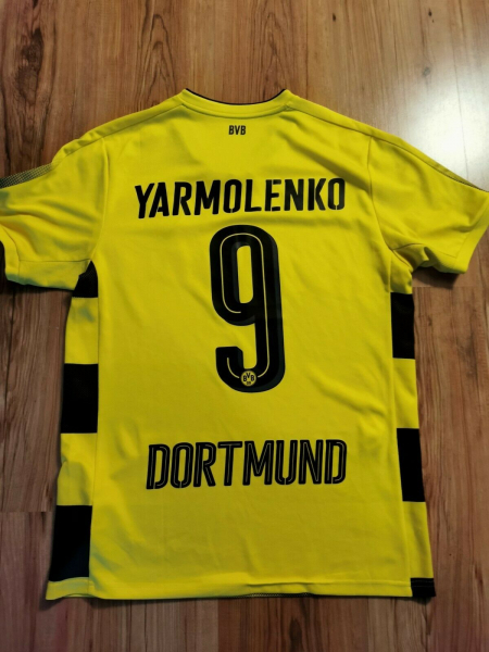 Puma Borussia Dortmund Trikot 9 Andrij Jarmolenko 2017/18 BVB Evonik Neu Herren M (B-ware)