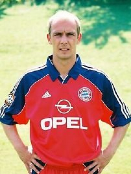 Adidas FC Bayern München jersey 14 14 Super Mario Basler match worn Equipment opel men's XL