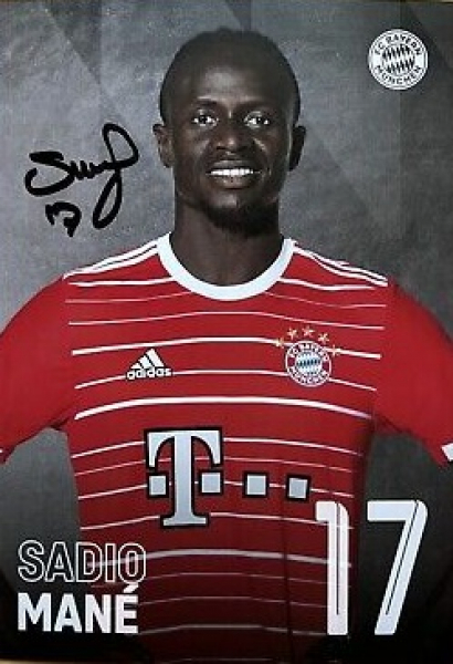Adidas FC Bayern München Trikot 17 Sadio Mane 2022/23 heim rot Herren L