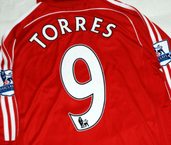 Adidas FC Liverpool camiseta 9 Fernando Torres 2006-08 Formotion matchworn jersey senor XL