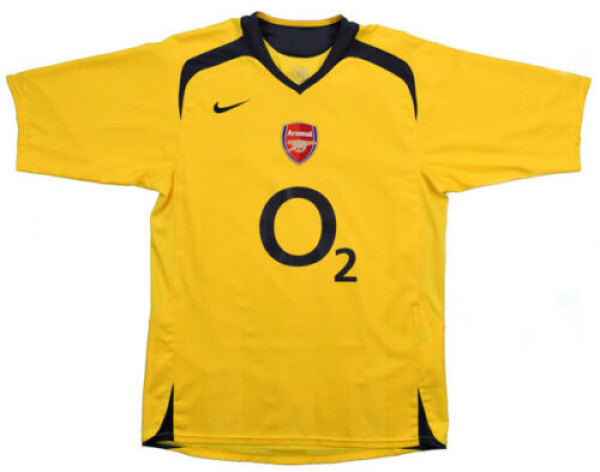 Nike FC Arsenal London Trikot 4 Cesc Fabregas 2005/06 CL Finale gelb Herren XL