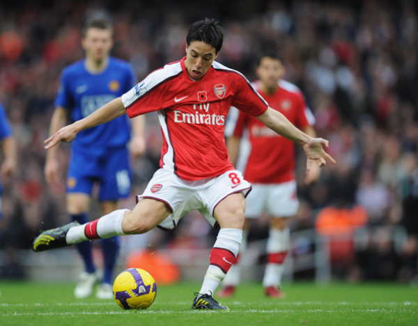 Nike Arsenal London Trikot 8 Samir Nasri 2008-10 Fly Emirates Herren XL