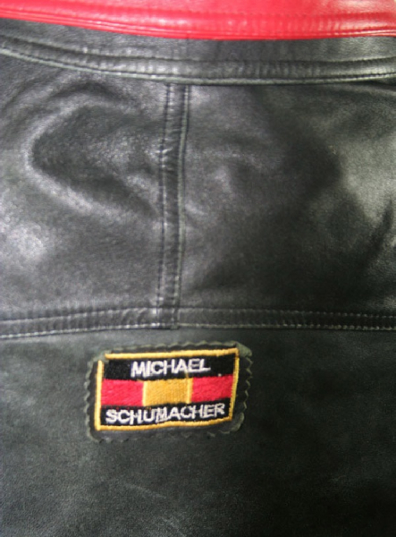 Michael Schumacher Lederjacke Nappa Leder Jacke Vettel Ferrari Herren 46 = S-M