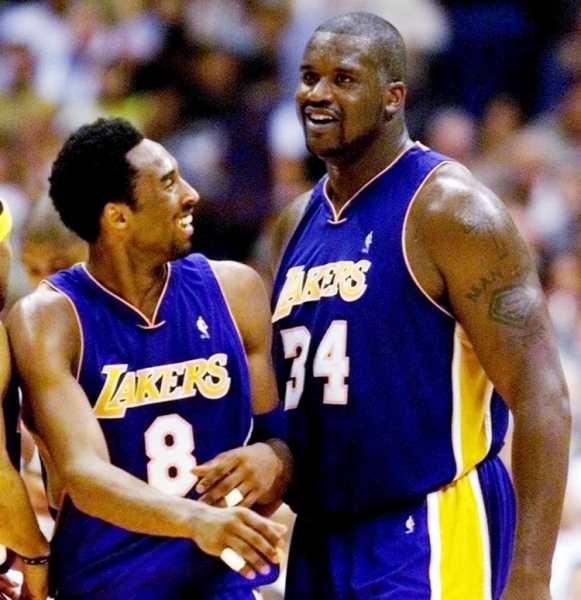Reebok L.A Los Angelas Lakers Trikot 34 Shaquille O'Neil NBA blau Away Herren M