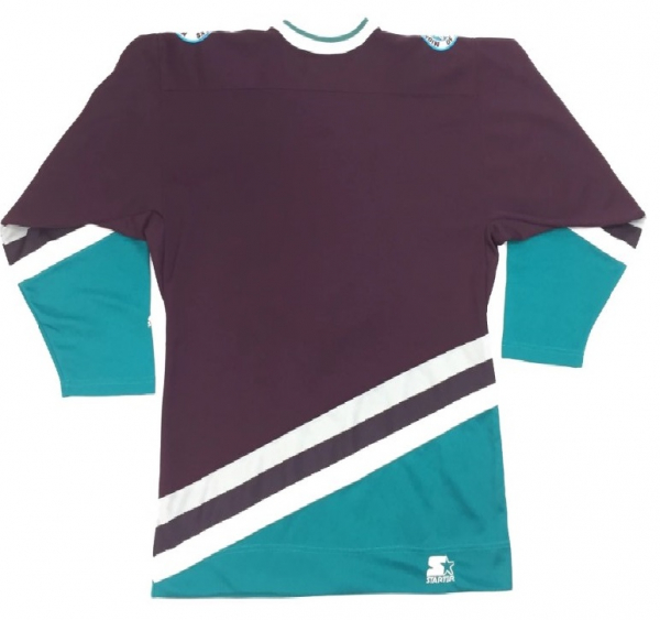 Starter Anaheim Mighty Ducks camiseta hockey sobre hielo NHL azul senor M o XL