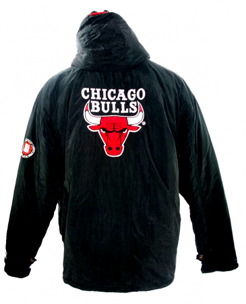 Starter Chicago Bulls Jacke Winter 23 Michael Jordan Trikot Schwarz Herren XL