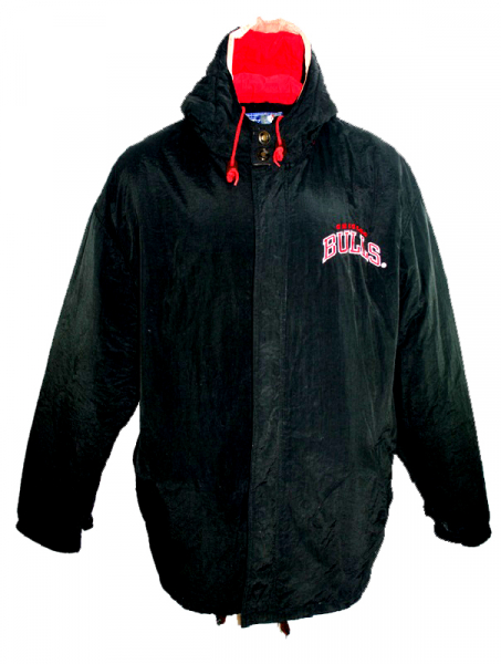 Starter Chicago Bulls Jacke Winter 23 Michael Jordan Trikot Schwarz Herren XL