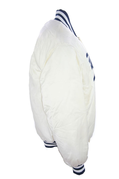 Starter New York Yankees Jacke College Glanz Baseball MLB Weiß Herren L