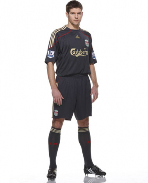 Adidas FC Liverpool Trikot 8 Steven Gerrard 2009/10 Carlsberg auswärts Herren M oder L
