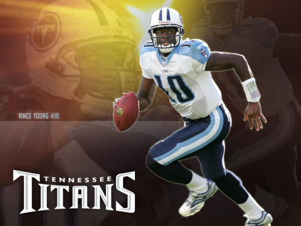 Reebok Tennessee Titans Trikot 10 Vince Young NFL Weiß Herren XL