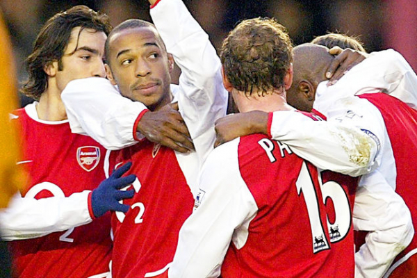 Nike FC Arsenal Trikot 14 Thierry Henry 2003/04 Ungeschlagen Heim Herren XL