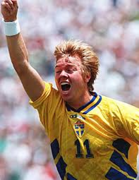 Adidas Schweden Trikot 11 Tomas Brolin 1994 WM USA Herren S(M) oder XL