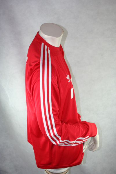 Adidas/Erima FC Bayern München Trikot 1983-84 Magirus Iveco Heim Rot Langarm Herren L