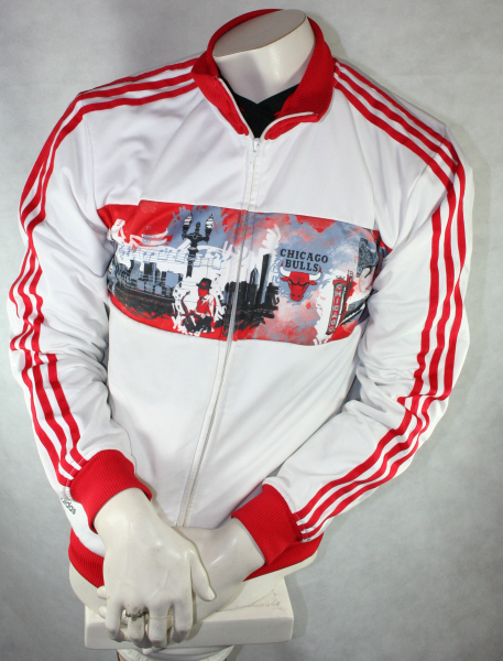 Adidas Chicago Bulls Jacke Originals TT NBA Oldschool Basketball Herren M