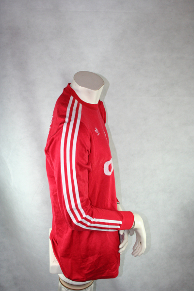 Adidas FC Bayern Munich jersey 11 Roland Wohlfarth / Alan McInally 1989/91 red home Opel men's M