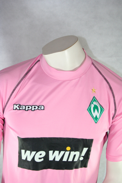 Kappa SV Werder Bremen Trikot 2006/07 we win rosa pink herren S