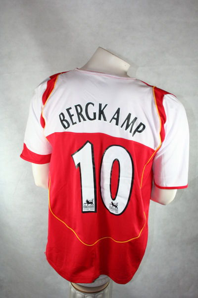 Nike FC Arsenal Trikot 10 Dennis Bergkamp 2002/04 o2 Herren - XL