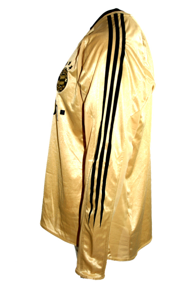 Adidas FC Bayern München Trikot 7 Mehmet Scholl 2004/05 Matchworn Gold Herren M