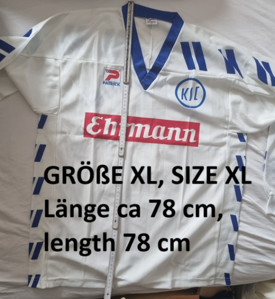 Patrick Karlsruher SC Trikot 1992-1994 KSC Ehrmann Edgar Schmitt Neu Herren L oder XL/XXL