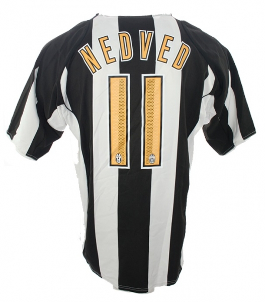 Nike Juventus Turin Trikot 11 Pavel Nedved 2004-06 Sky Home Herren XL