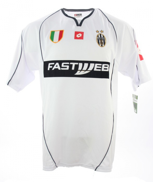 Lotto Juventus Turin camiseta 10 Del Piero Matchworn 2002/03 blanco senor XL