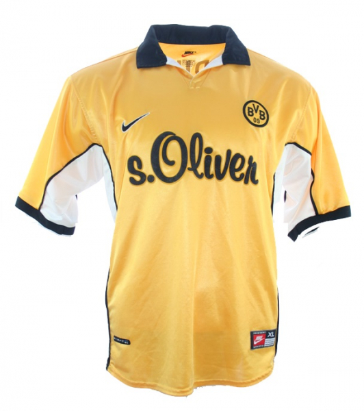 Nike Borussia Dortmund Trikot 1999/2000 S.Oliver Heim Herren XS = 164 cm oder L
