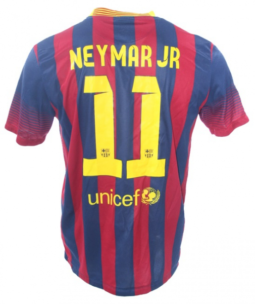 Nike FC Barcelona Trikot 11 Neymar 2013/14 Qatar home Neu Herren L oder XXL