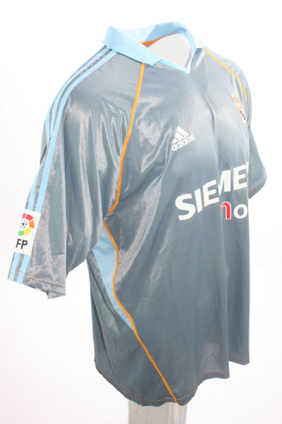 Adidas Real Madrid Trikot 5 Zinedine Zidane 2003/04 Away Grau Herren L