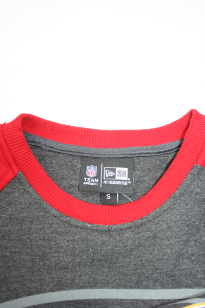 New Era San Francisco 49ers SF Sweatshirt Pullover Grau Rot NFL Herren S