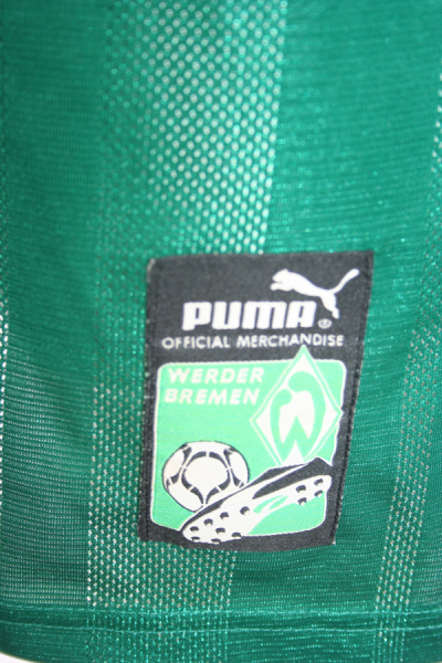 Puma SV Werder Bremen camiseta 1997/98 5 Eilts 17 Bode 18 Herzog 13 Wiedener O-Tel-O senor men's S/M o nino/senora 176 cm