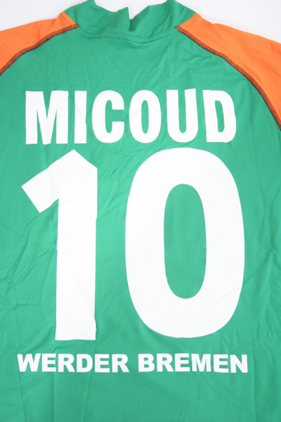 Kappa SV Werder Bremen Trikot 10 Johan Micoud 2003/04 Matchworn Herren XL