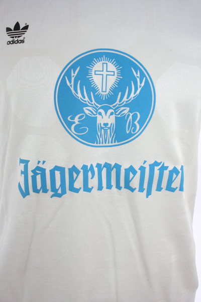 Adidas Eintracht Braunschweig Trikot 1980 Jägermeister Weiß Auswärts Herren L (7/8)