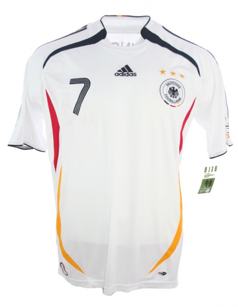 Adidas Deutschland Trikot 7 Bastian Schweinsteiger WM 2006 Heim DFB Herren 176 cm=S-M oder M