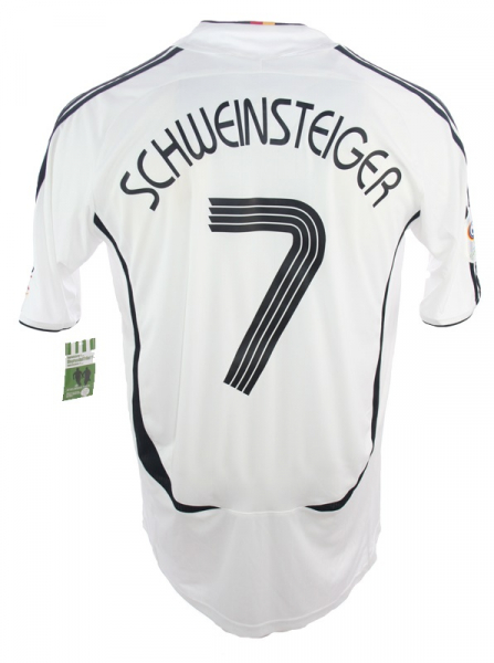 Adidas Deutschland Trikot 7 Bastian Schweinsteiger WM 2006 Heim DFB Herren 176 cm=S-M oder M