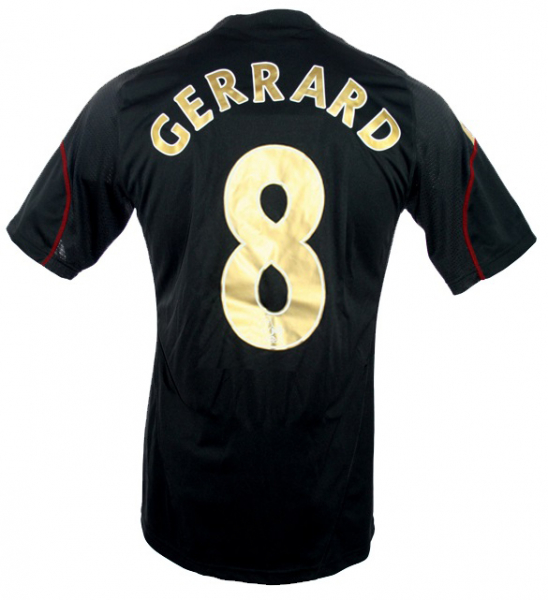 Adidas FC Liverpool Trikot 8 Steven Gerrard 2009/10 Carlsberg auswärts Herren M oder L