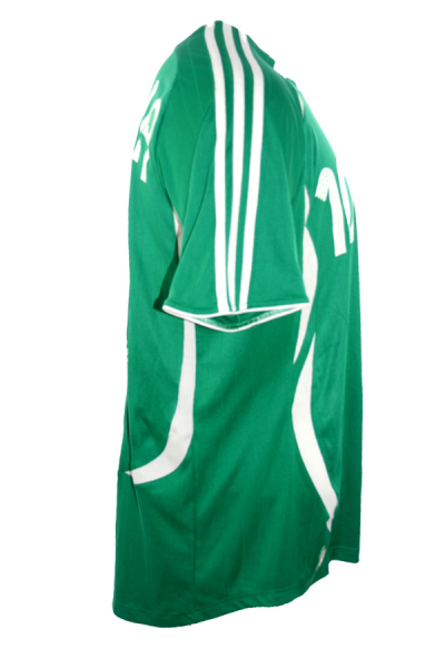 Adidas Nigeria Trikot 10 Jay Jay Okocha WM 2006 Grün Heim Herren S, L oder XL