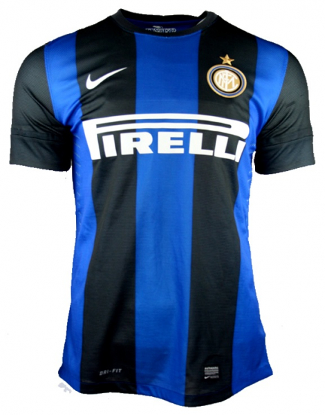 Nike Inter Mailand Trikot 22 Milito 2012/13 Heim Pirelli Neu Herren L