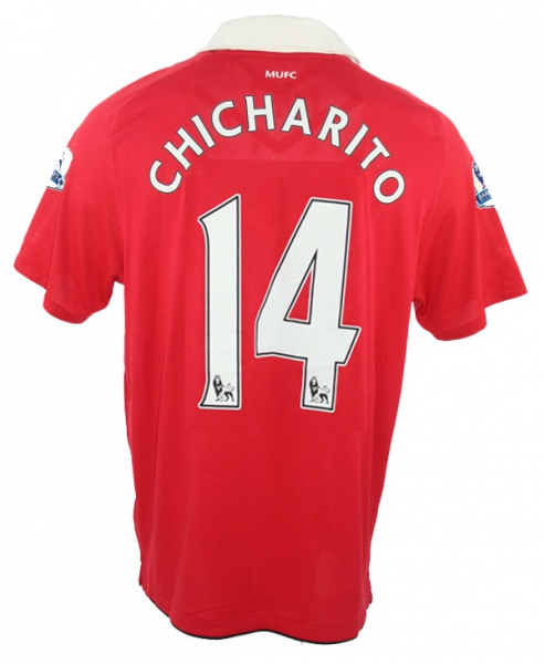 Nike Manchester United Trikot 14 Chicharito Javier Hernandez 2010/11 A-on Heim Herren XL
