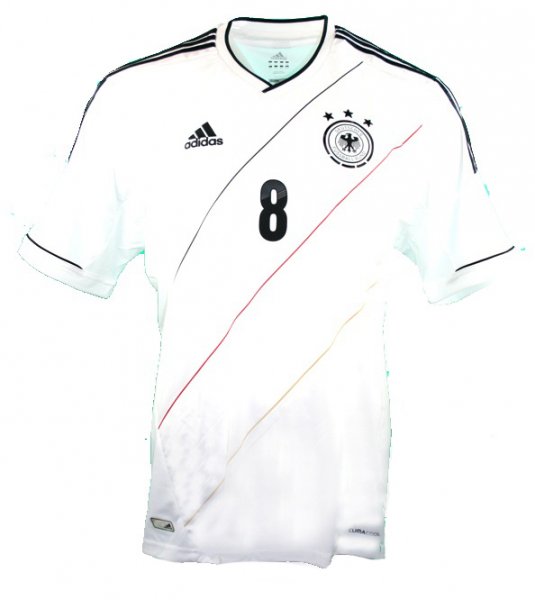 Adidas Deutschland Trikot 8 Mesuf Özil Euro 2012 DFB weiß heim Herren XL