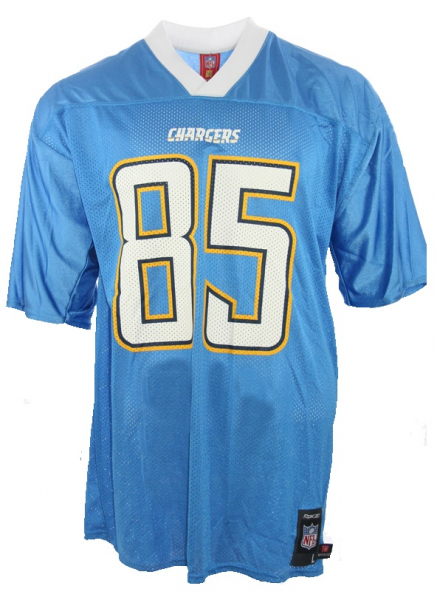 Reebok San Diego Chargers Trikot 45 Antonio Gates NFL Blau Neu Herren L