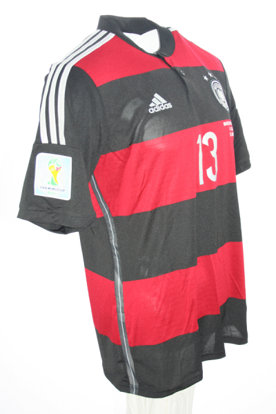 Adidas Germany jersey 13 Thomas Müller World Cup WC 2014 away red black new men's S/M/L/XL/XXL/176cm