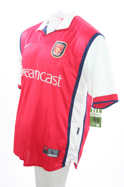 Nike FC Arsenal camiseta 10 Dennis Bergkamp 1999/00 Sega Dreamcast senor M o L