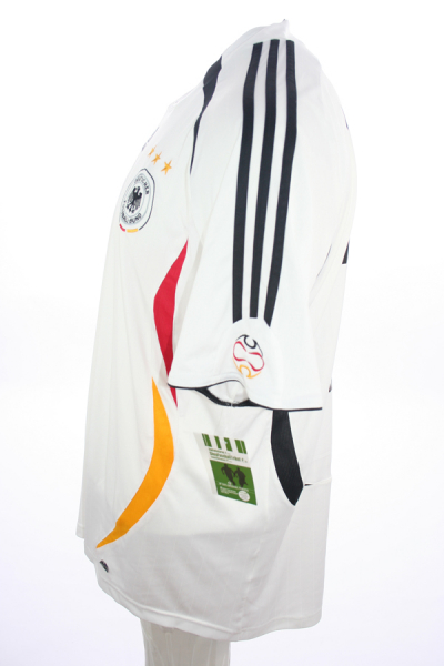 Adidas Germany DfB jersey 16 Philipp Lahm 2006 World Cup home white signatured men's L