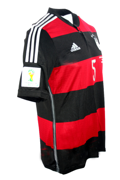 Adidas Deutschland Trikot 5 Mats Hummels 2014 Away DFB Patches Herren S oder L