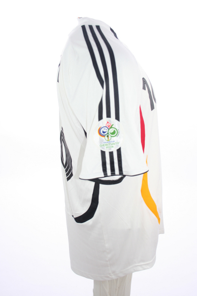Adidas Germany DfB jersey 16 Philipp Lahm 2006 World Cup home white signatured men's L