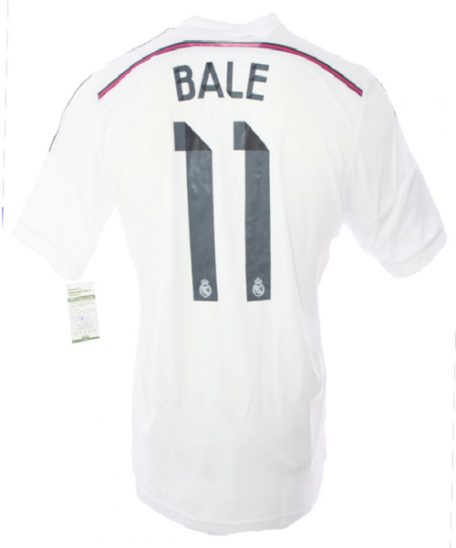 Adidas Real Madrid Trikot 11 Gareth Bale 2014/15 Heim weiß Fly Emirates Herren M und L
