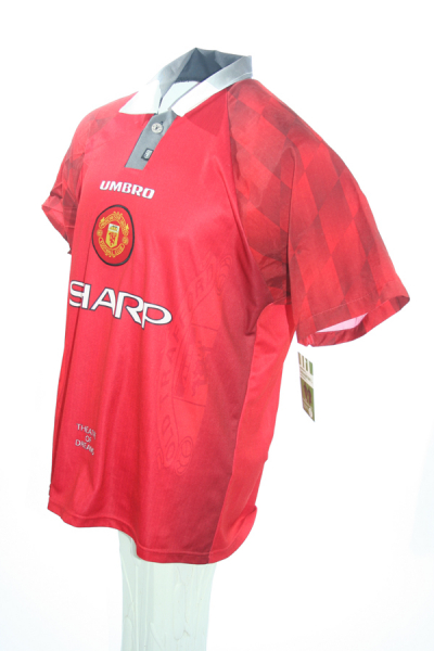 Umbro Manchester United Trikot 10 David Beckham 1996/97 sharp UEFA CL Heim Herren XL