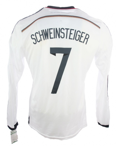 Adidas Deutschland Trikot 7 Bastian Schweinsteiger WM 2014 DFB Heim Adizero Herren XL(9)